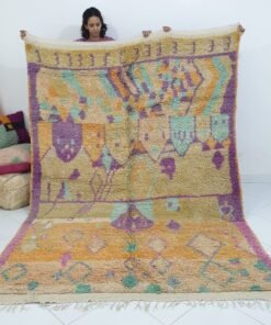 SIFARY | 9'5x6'6 Ft | 2,90x2,00 m | Moroccan Colorful Rug | 100% wool handmade