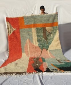 SIMILISOUDA | 10'3x6'8 Ft | 3x2 m | Moroccan Colorful Rug | 100% wool handmade