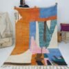 SIMISOUDA | 9'9x6'6 Ft | 3x2 m | Moroccan Colorful Rug | 100% wool handmade