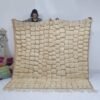 Squared GOUTA (Super Soft Super Thick) | 7'7x7'7 Ft | 2,36x2,36 m | Moroccan Beni Mrirt Rug | 100% wool handmade