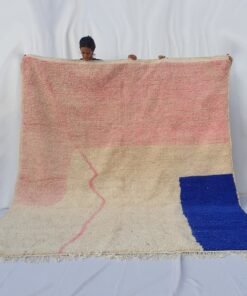 TOUIBA | 10x8 ft | 3x2,5 m | Moroccan Colorful Rug | 100% wool handmade