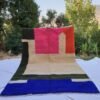 TOUIDA | 7x10'6 Ft | 3.23x2.17 m | Moroccan Beni Ourain Rug | 100% wool handmade