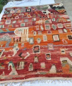 YUSRA | Boujaad Rug 10x12'5 Ft | 4x3 m | 100% wool handmade in Morocco