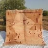ZHAR Squared (Ultra Fluffy Beni rug) | 6'7x6'7 Ft | 2x2 m | Moroccan Beni Mrirt Rug | 100% wool handmade
